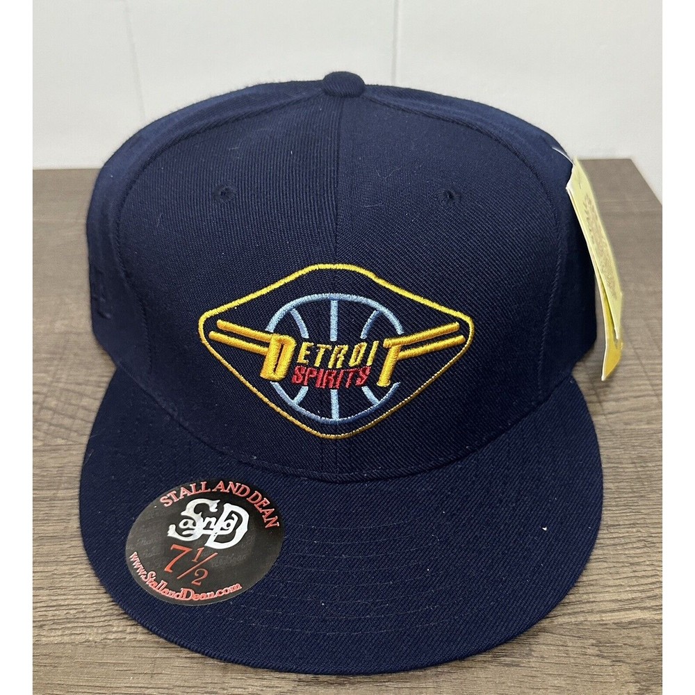 Detroit Spirits Minor League Basketball Stall & Dean Fitted Hat Size 7 1/2